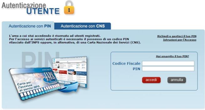 Inps Richiesta Pin - Prestiti Inpdap